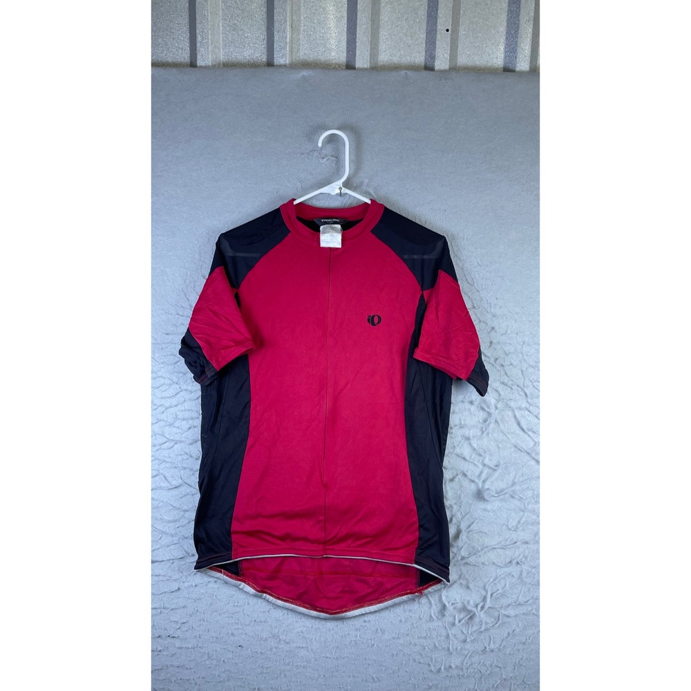 Pearl Izumi Cycling Jersey Mens XL Red Excellent Short Sleeve Full Zip 0505